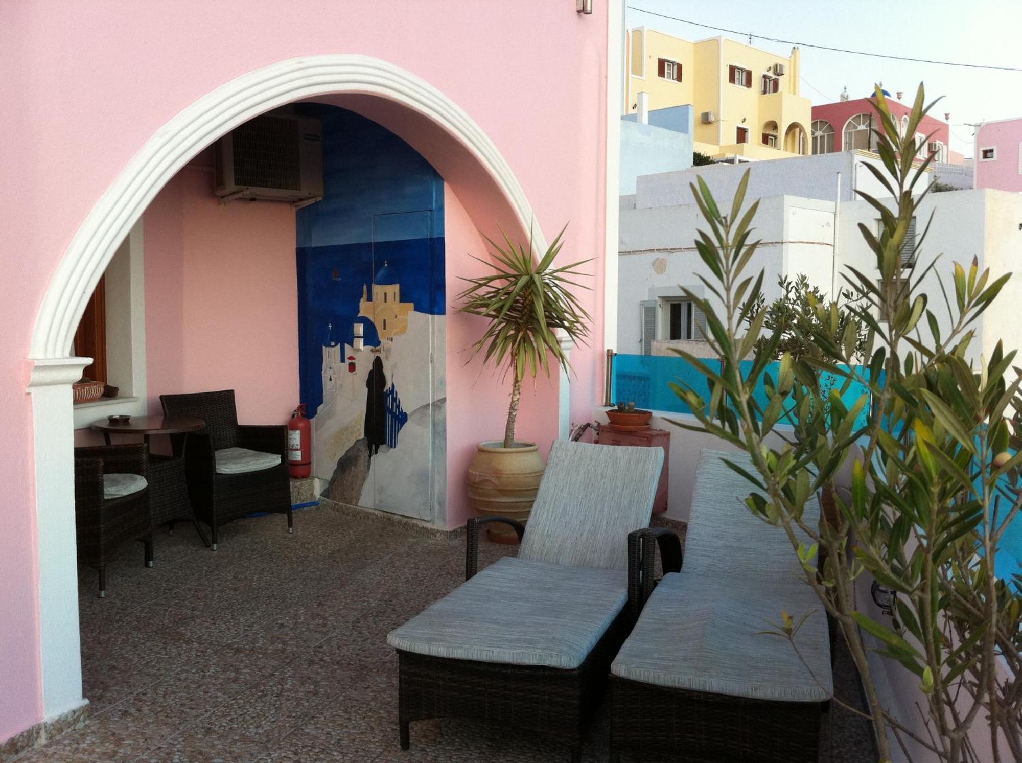 Nectarios Villa - Studios & Suites Adults Only Fira  Ngoại thất bức ảnh